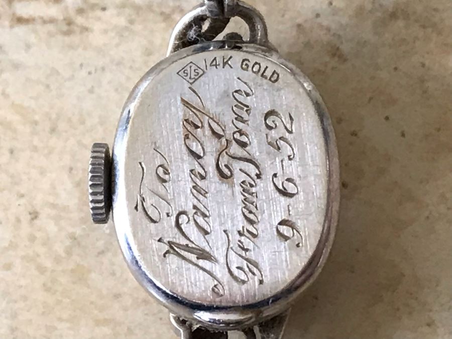 JUST ADDED - Vintage 14K Gold Lady Elgin Watch 10g [Photo 11]