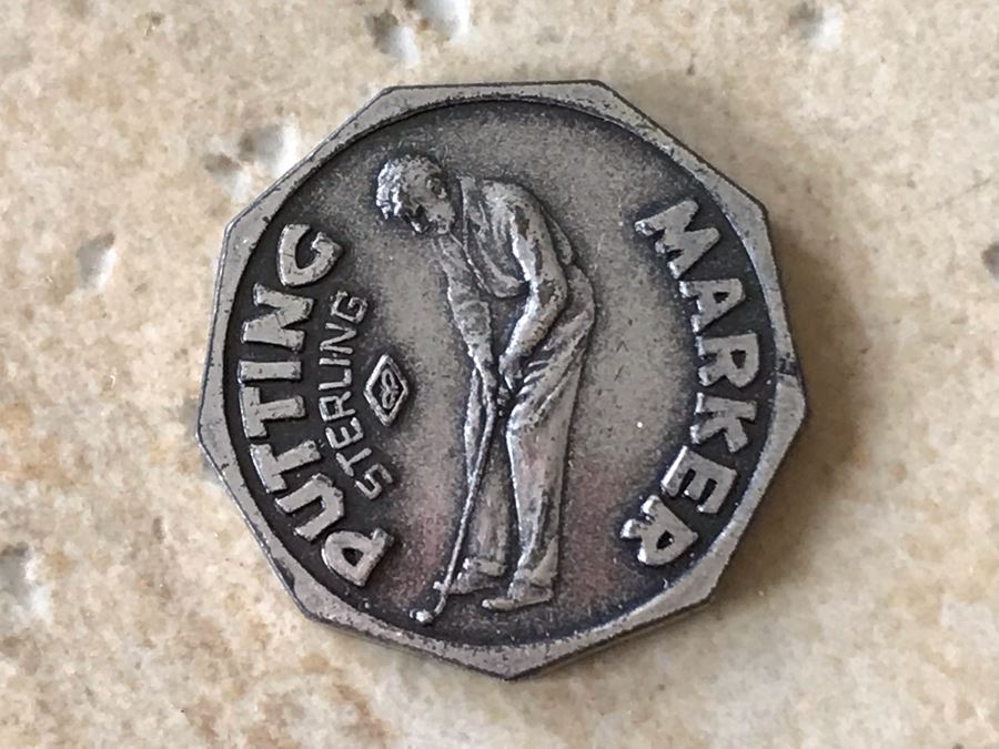 JUST ADDED - Sterling Silver Putting Marker Fisher Scientific Company 3.2g [Photo 2]