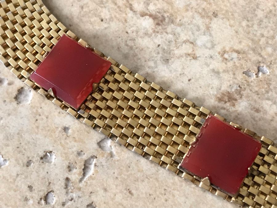 JUST ADDED - Gold Tone Necklace With Pendant [Photo 7]