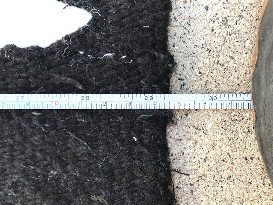 Vintage Navajo Native American Wool Rug 4'10' X 2'5' [Photo 9]