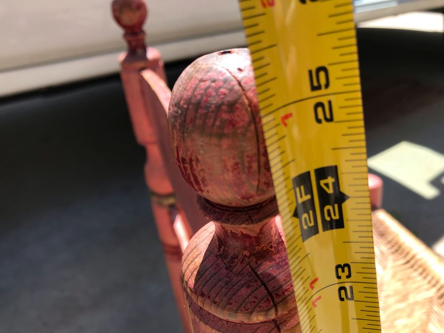 Vintage Hand Painted Mexican Child's Chair 17W X 14D X 25H [Photo 11]