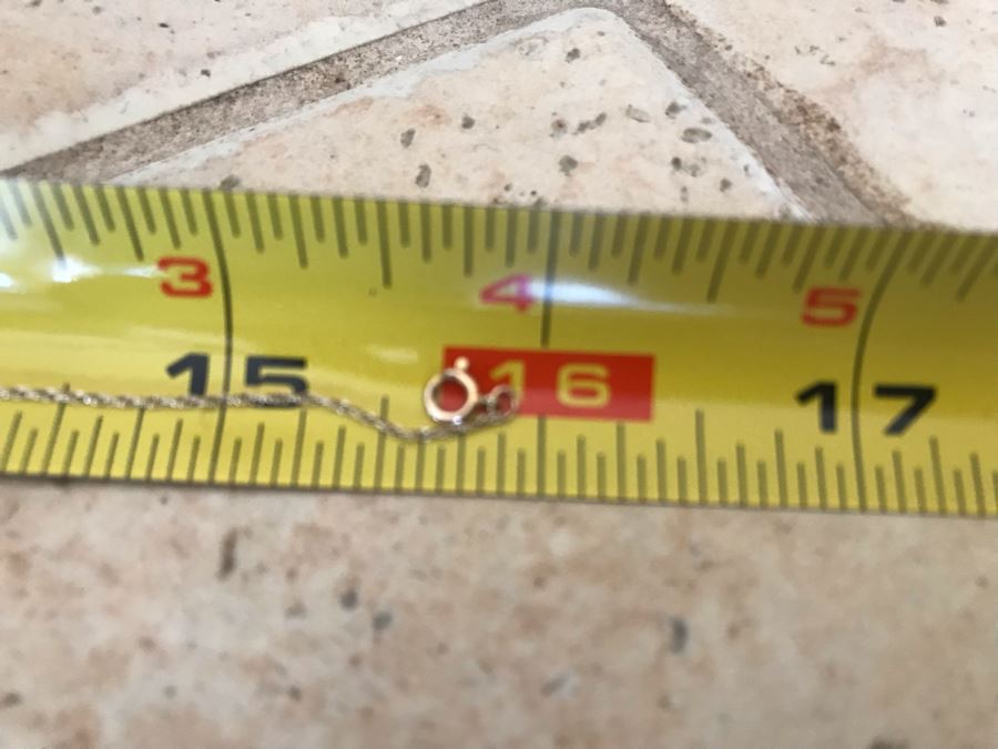 14K Gold 16' Chain Necklace 1.3g [Photo 5]