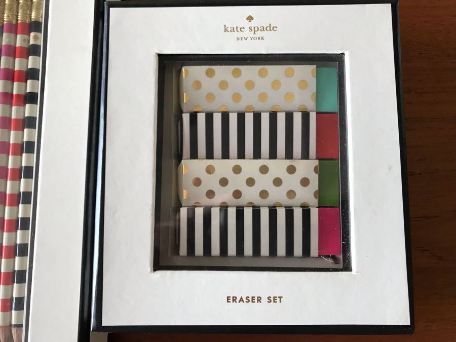 LAST MINUTE ADD - New Kate Spade New York Pencil And Eraser Sets [Photo 2]