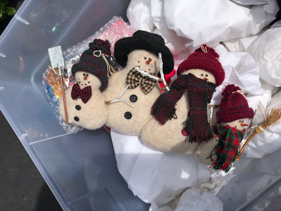 LAST MINUTE ADD - Bin Filled With Various Christmas Ornaments [Photo 3]