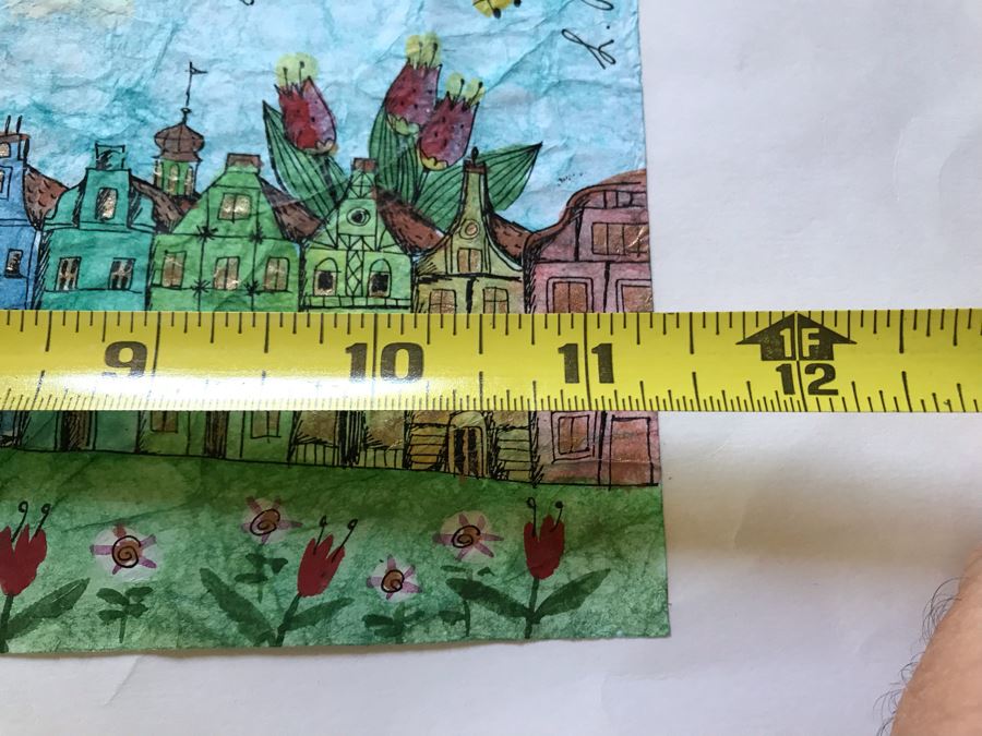 LAST MINUTE ADD - Signed Angelic Watercolor Painting By L. Bogatro 11.5 X 8 [Photo 7]