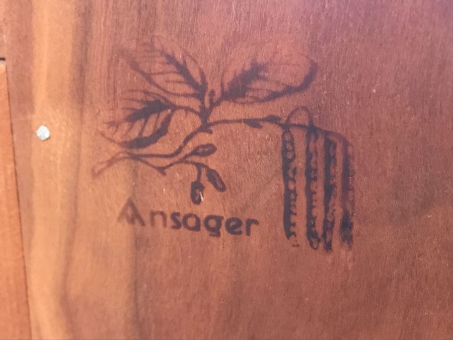 Danish Modern Ansager Solid Wood Credenza Buffet Sideboard 79W X 23D X 33H [Photo 17]