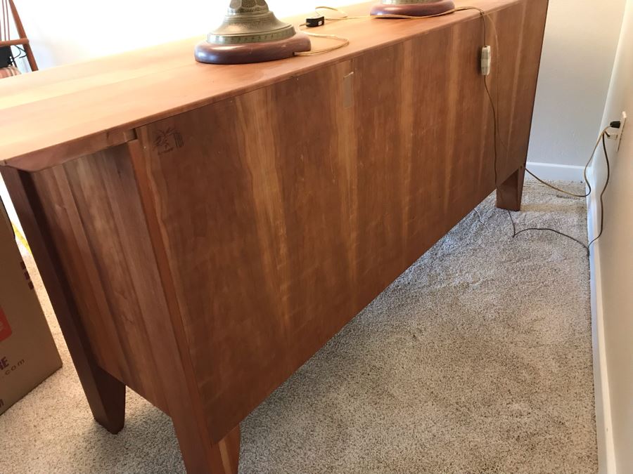 Danish Modern Ansager Solid Wood Credenza Buffet Sideboard 79W X 23D X 33H [Photo 15]