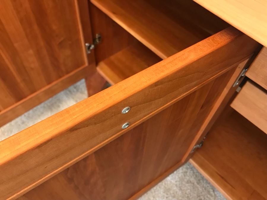 Danish Modern Ansager Solid Wood Credenza Buffet Sideboard 79W X 23D X 33H [Photo 11]