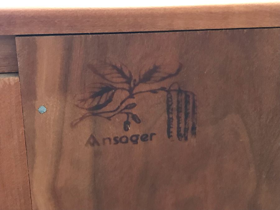 Danish Modern Ansager Solid Wood Credenza Buffet Sideboard 79W X 23D X 33H [Photo 19]