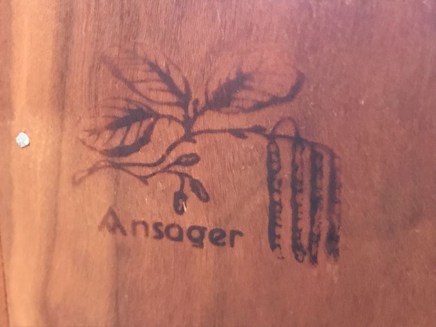 Danish Modern Ansager Solid Wood Credenza Buffet Sideboard 79W X 23D X 33H [Photo 16]