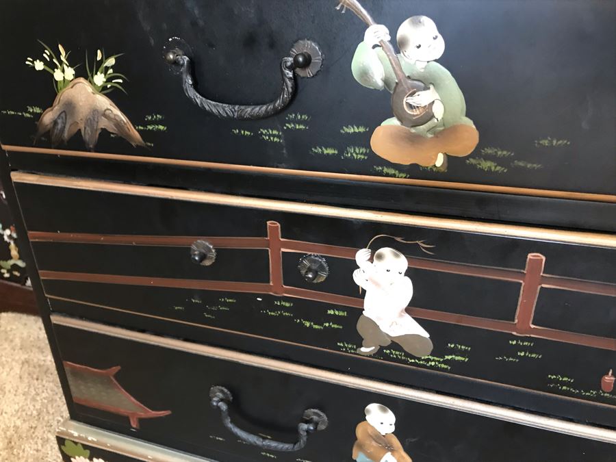 Asian Secretary Desk (Missing Several Drawer Pulls) [Photo 14]