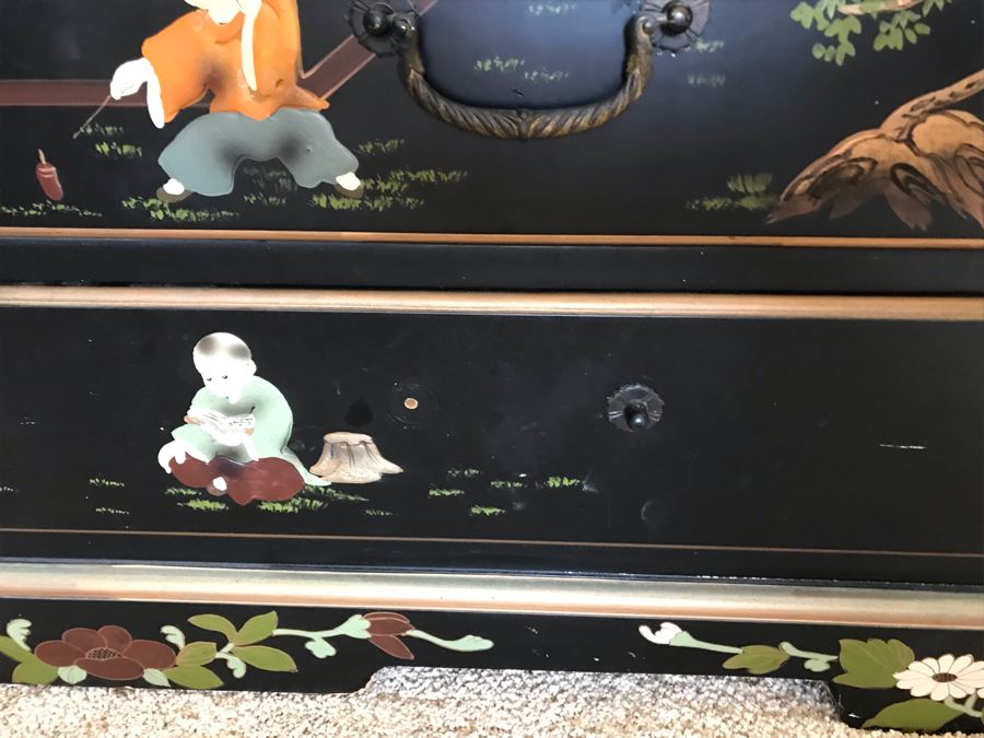 Asian Secretary Desk (Missing Several Drawer Pulls) [Photo 13]