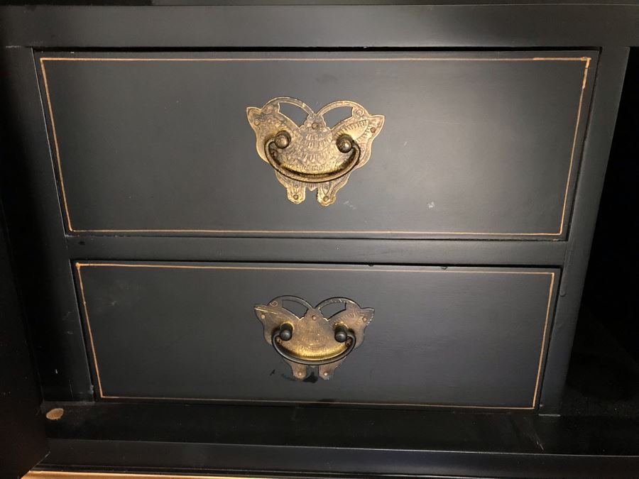Asian Secretary Desk (Missing Several Drawer Pulls) [Photo 20]