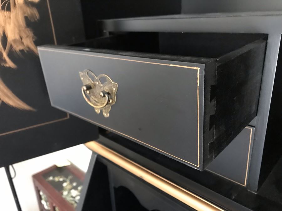 Asian Secretary Desk (Missing Several Drawer Pulls) [Photo 21]