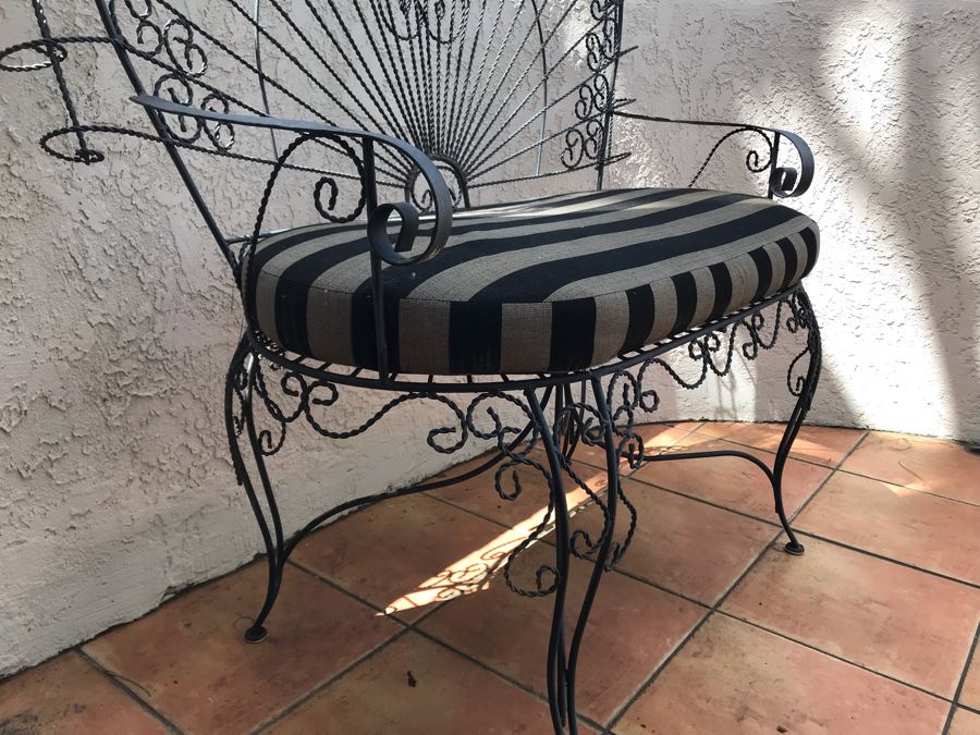 Vintage Twisted Wire Outdoor Settee Bench 48W X 26D X 61H [Photo 5]