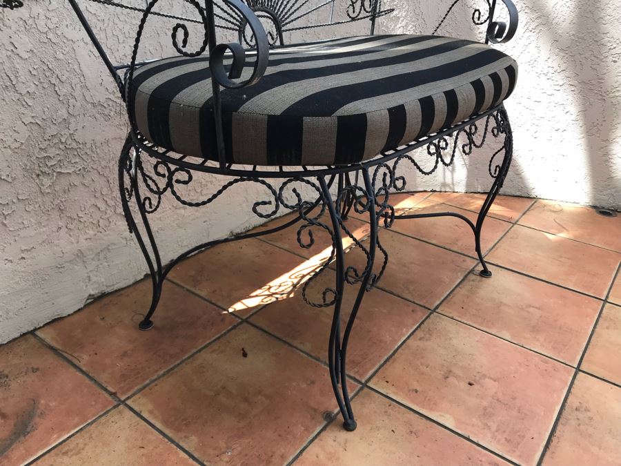 Vintage Twisted Wire Outdoor Settee Bench 48W X 26D X 61H [Photo 4]