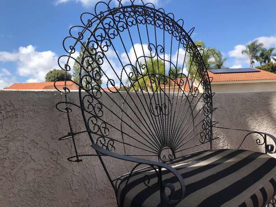 Vintage Twisted Wire Outdoor Settee Bench 48W X 26D X 61H [Photo 6]