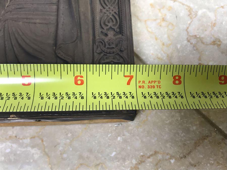 Antique Russian Orthodox Icon Of Virgin Mary With Jesus Handpainted Icon In Metal Riza Oklad 7 X 9 [Photo 29]