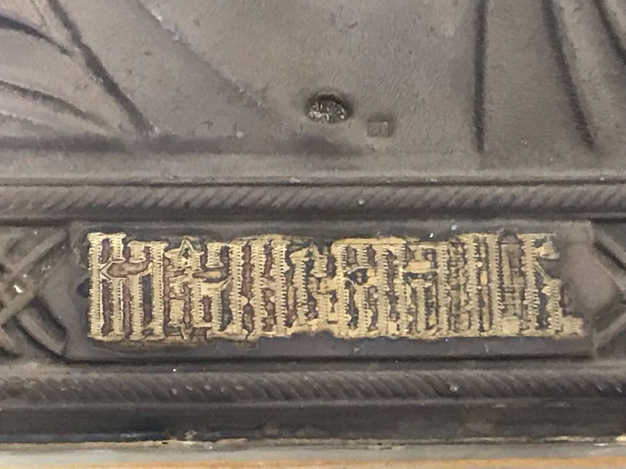 Antique Russian Orthodox Icon Of Virgin Mary With Jesus Handpainted Icon In Metal Riza Oklad 7 X 9 [Photo 11]