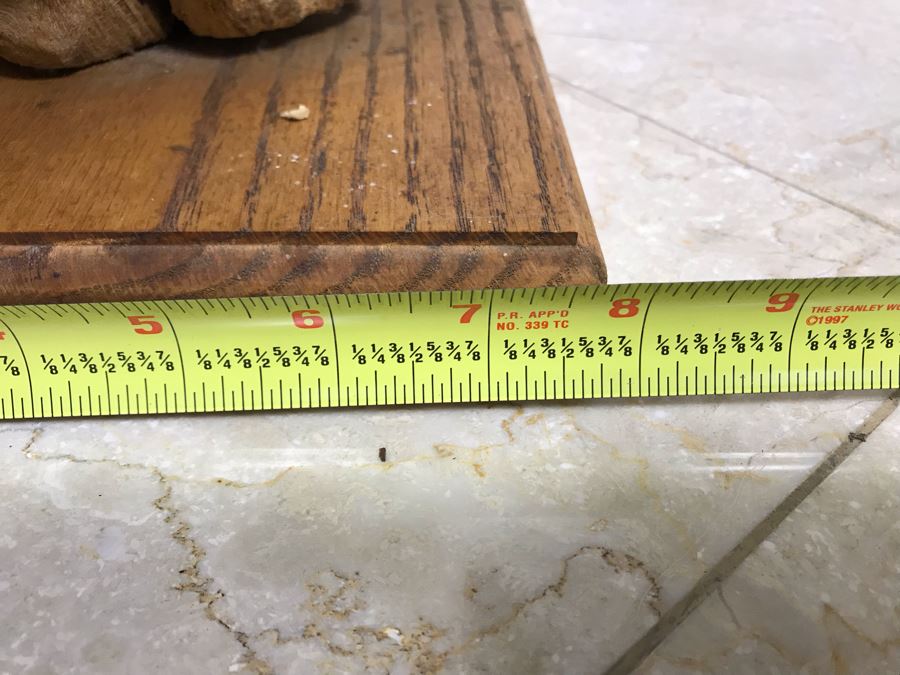 Sculptural Copper And Wood Water Fountain 12W X 8D X 23H [Photo 9]