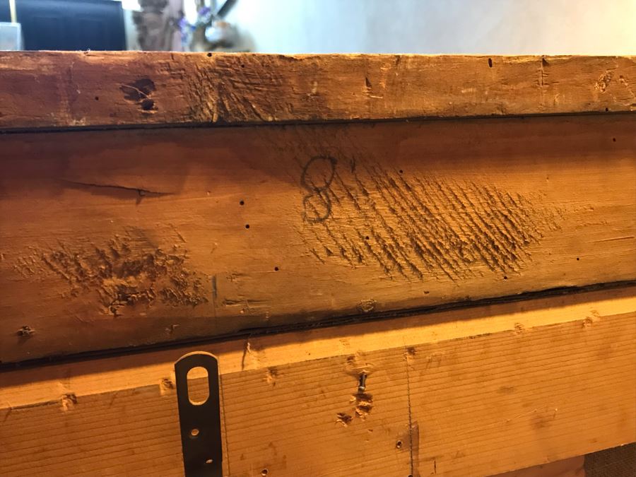 Large Original Antique Religious Oil Painting Of Jesus Blessing Children In Antique Wooden Painting From Rome Italy Measures 76W X 50H Frame Measures 90W X 64H - Has Reserve Price [Photo 34]