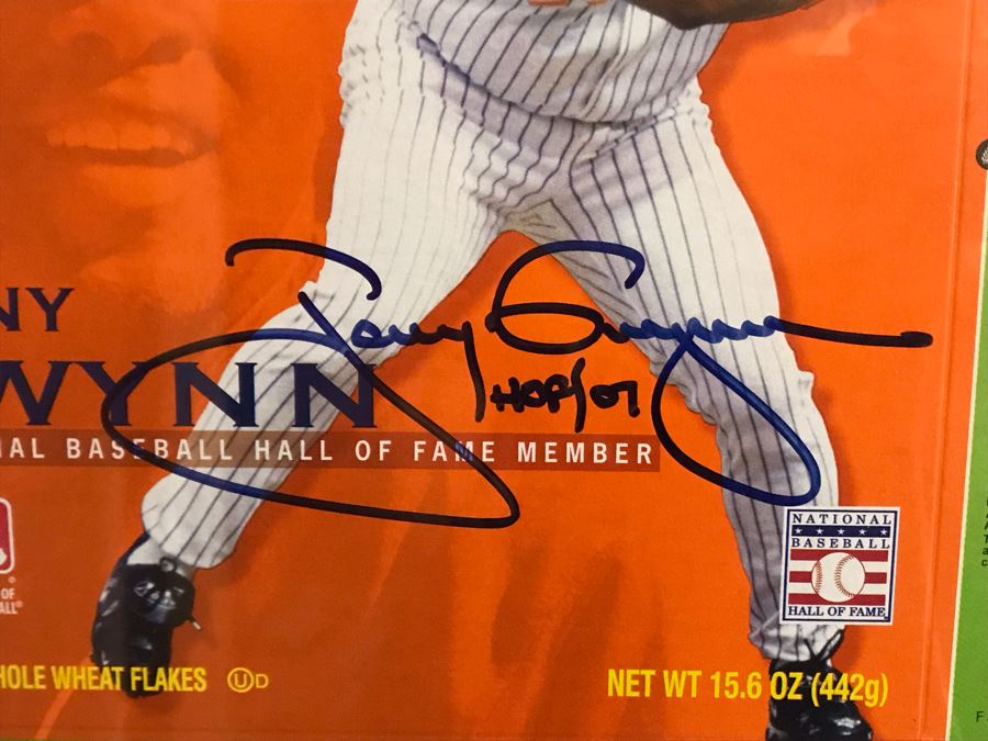 Hand Signed Tony Gwynn HOF Framed New Wheaties Box 29W X 22H [Photo 6]