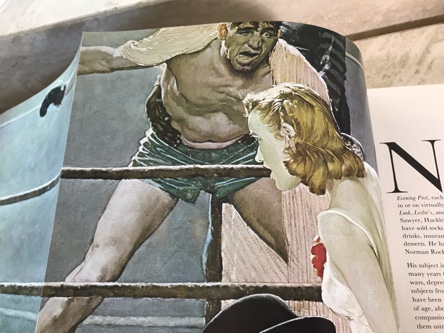 Large Format Book Vintage 1970 Norman Rockwell Artist And Illustrator By Thomas S. Buechner Harry N. Abrams 13 X 17 [Photo 10]