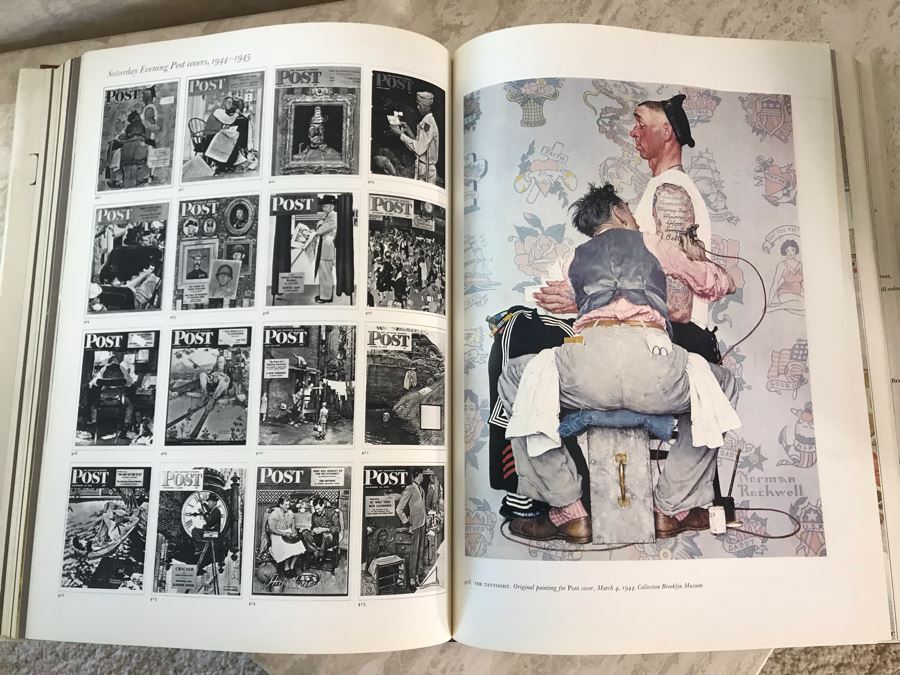 Large Format Book Vintage 1970 Norman Rockwell Artist And Illustrator By Thomas S. Buechner Harry N. Abrams 13 X 17 [Photo 2]