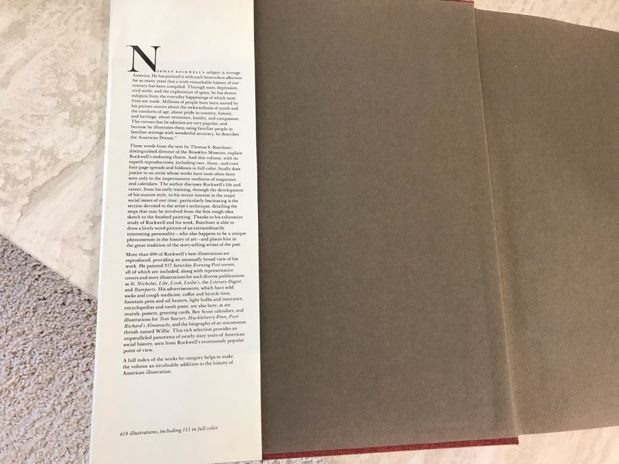 Large Format Book Vintage 1970 Norman Rockwell Artist And Illustrator By Thomas S. Buechner Harry N. Abrams 13 X 17 [Photo 5]