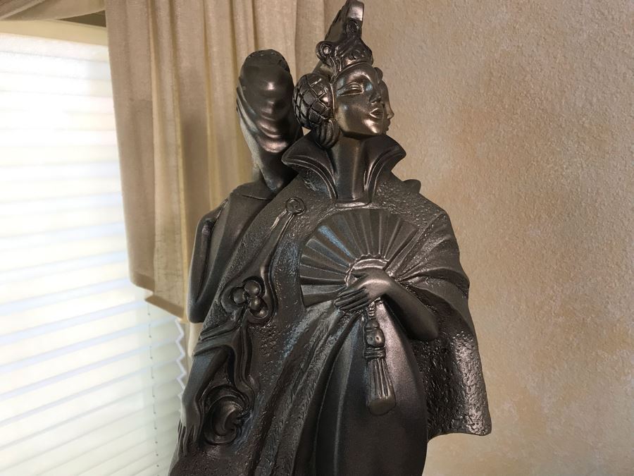 Vintage 1990 Austin Productions Alexsander Danel Sculpture Les Trois Elegante 27H [Photo 7]