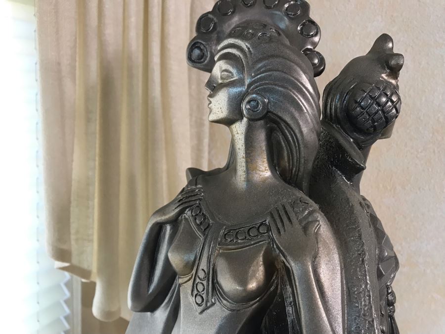 Vintage 1990 Austin Productions Alexsander Danel Sculpture Les Trois Elegante 27H [Photo 9]