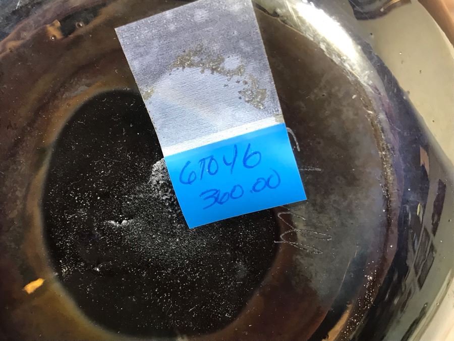 Signed Studio Iridescent Art Glass Vase By Bruce Stowell 8W X 7H [Photo 7]