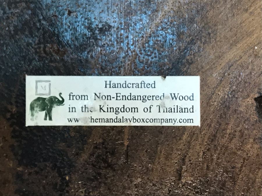 Handcrafted Carved Wooden Figures See/Hear/Speak No Evil Monkeys Three Wise Monkeys From Kingdom Of Thailand 8H [Photo 9]