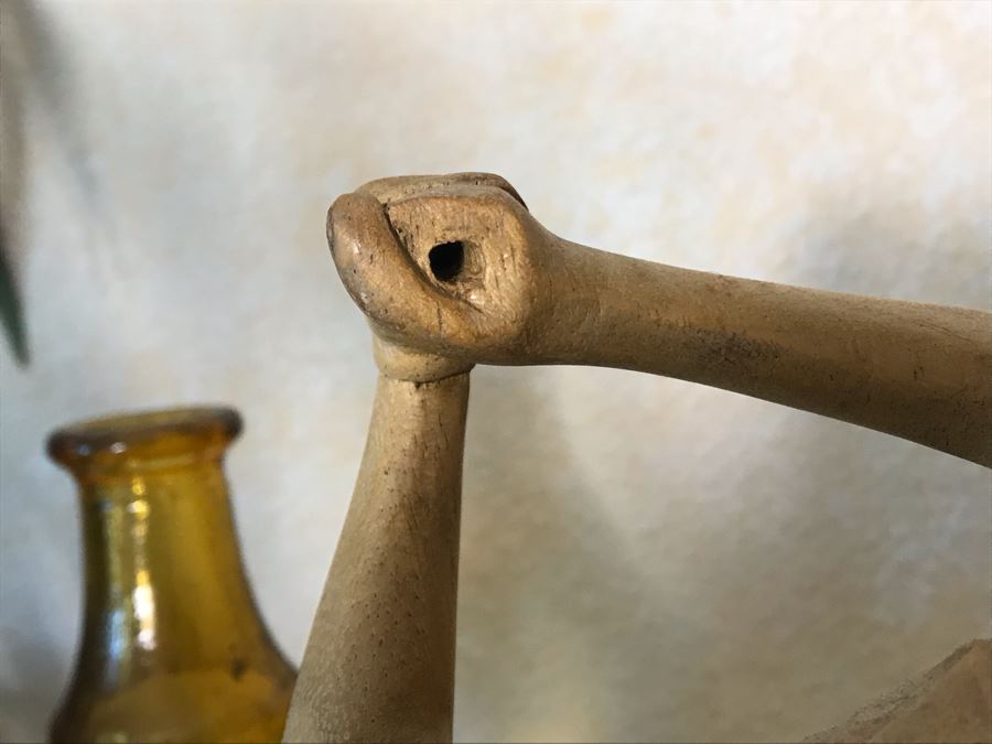 Handcrafted Carved Wooden Golfer Sculpture Statue 16H [Photo 9]