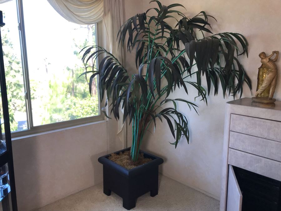 Artificial Indoor Palm Tree Plant 21W X 75H [Photo 1]
