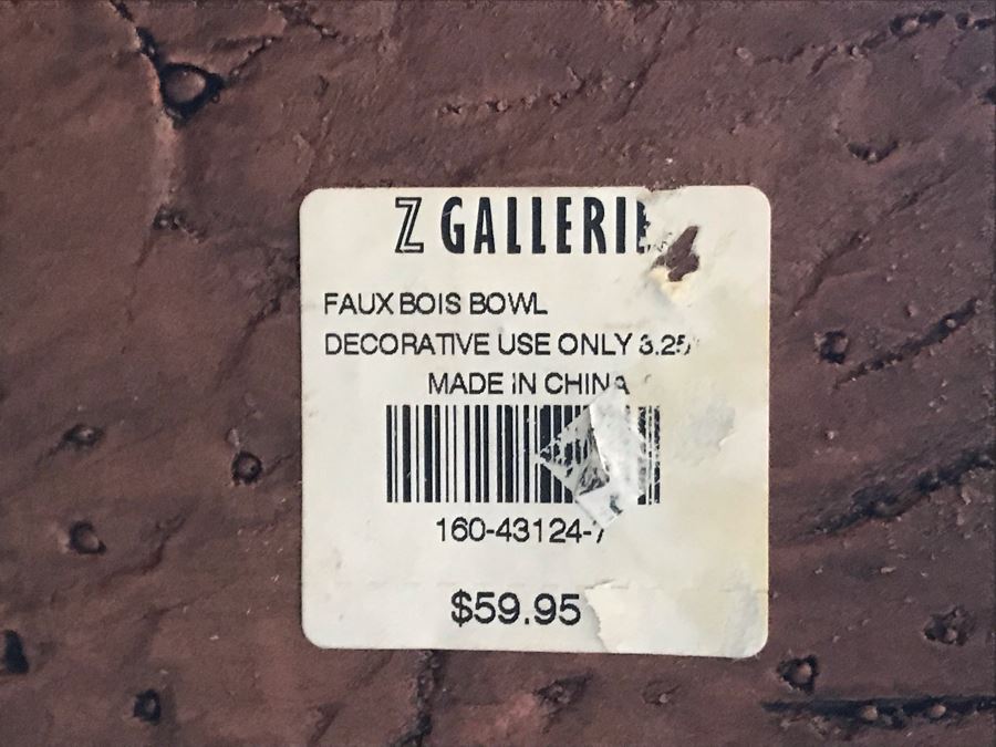 Z Gallerie Bowl With Stand 17W X 12H [Photo 10]