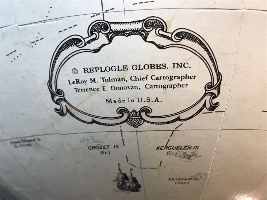 Vintage Replogle Globes 12' World Globe [Photo 5]