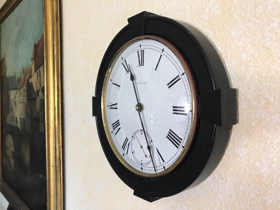 Ethan Allen Wall Clock 15W [Photo 5]