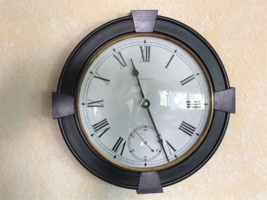 Ethan Allen Wall Clock 15W [Photo 2]