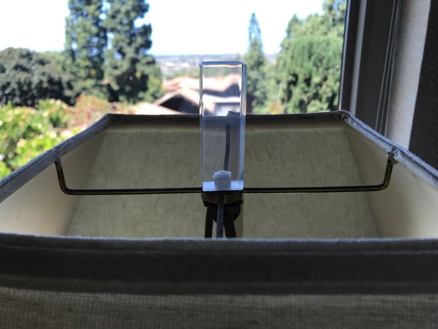 Bauer Lamp Co Floor Lamp With Lucite Base 61H [Photo 10]