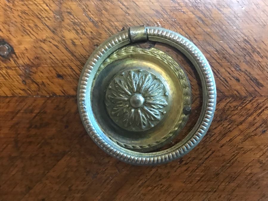 Antique 2-Drawer Dresser Chest Of Drawers With Removable Mirror 36W X 18D X 33H [Photo 9]