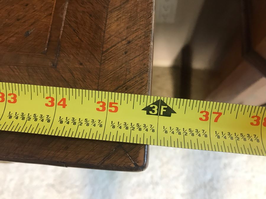 Antique 2-Drawer Dresser Chest Of Drawers With Removable Mirror 36W X 18D X 33H [Photo 14]