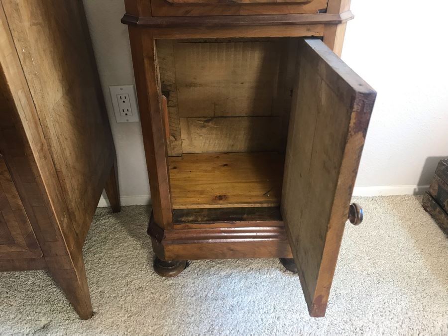 Antique Walnut Cabinet 17W X 13D X 31.5H [Photo 6]