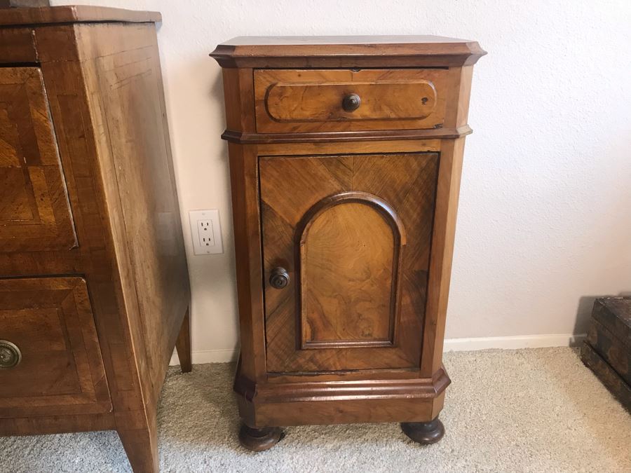 Antique Walnut Cabinet 17W X 13D X 31.5H [Photo 1]