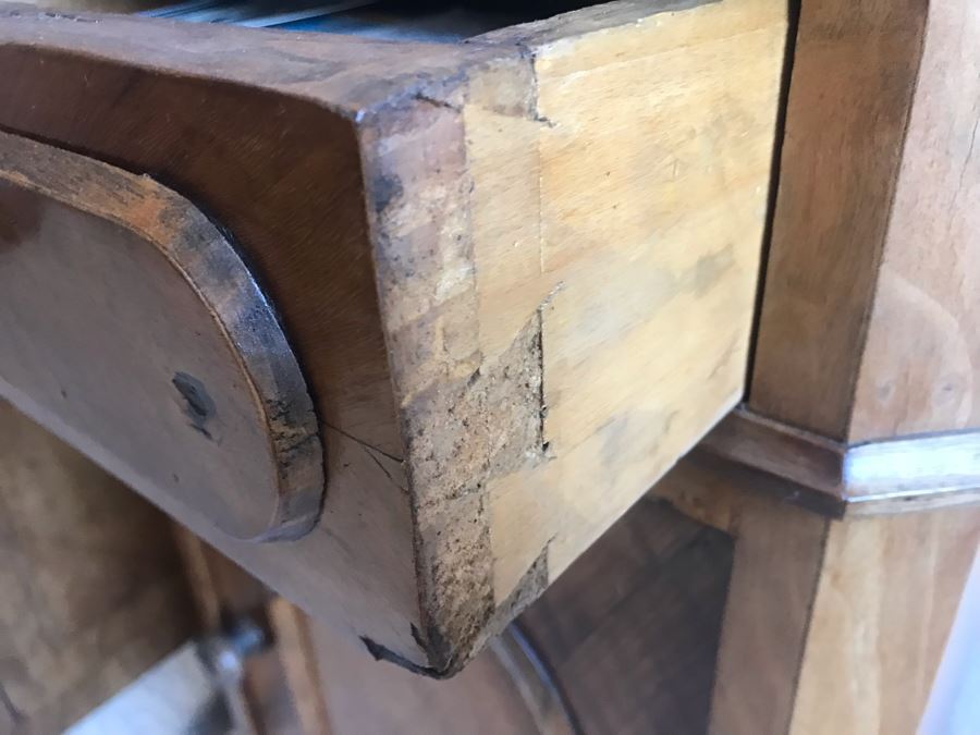 Antique Walnut Cabinet 17W X 13D X 31.5H [Photo 4]