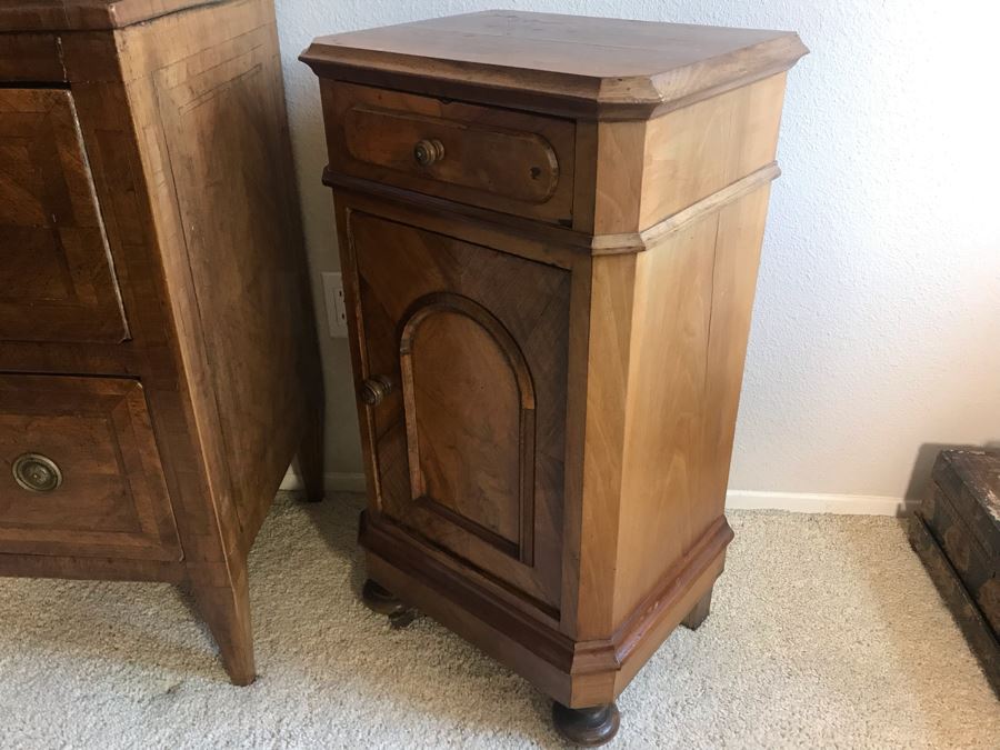 Antique Walnut Cabinet 17W X 13D X 31.5H [Photo 7]