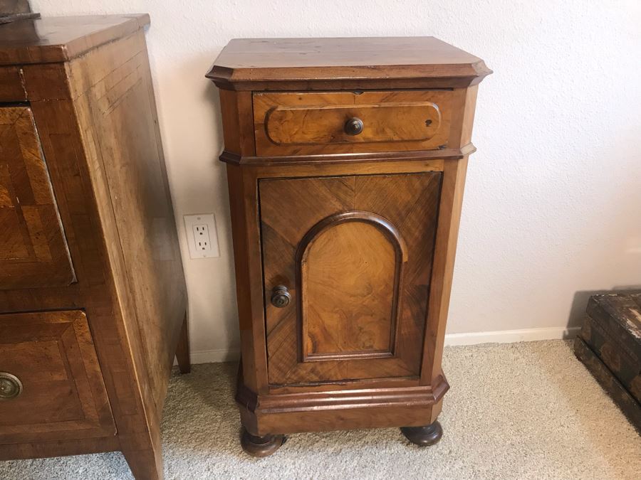 Antique Walnut Cabinet 17W X 13D X 31.5H [Photo 2]