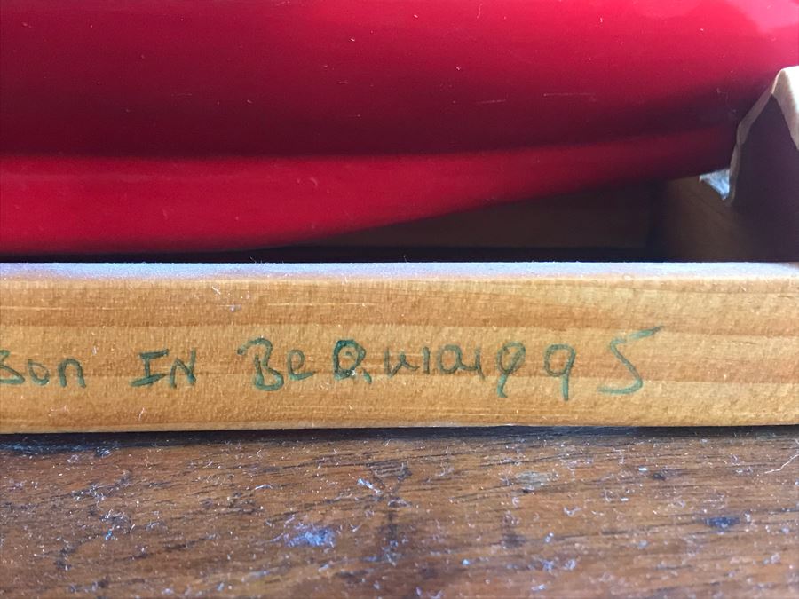 Wooden Ship Model Boat By Jay Tie Patterson 16W X 4D X 17H [Photo 6]