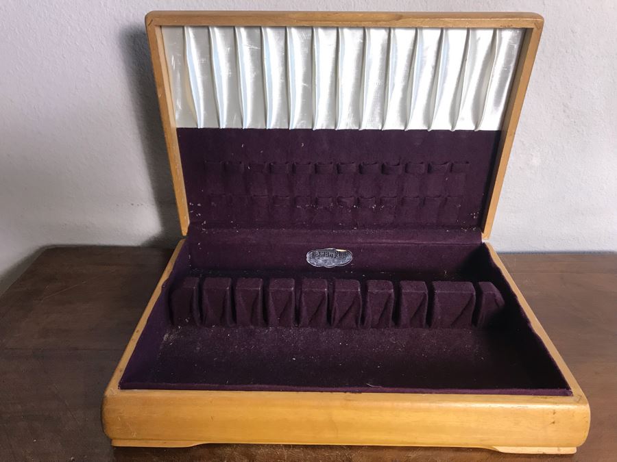 Mid-Century Silverware Chest Box