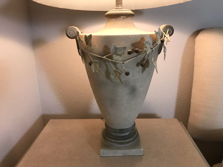 Pair Of Table Lamps (Sitting On Nightstands) 33H [Photo 9]